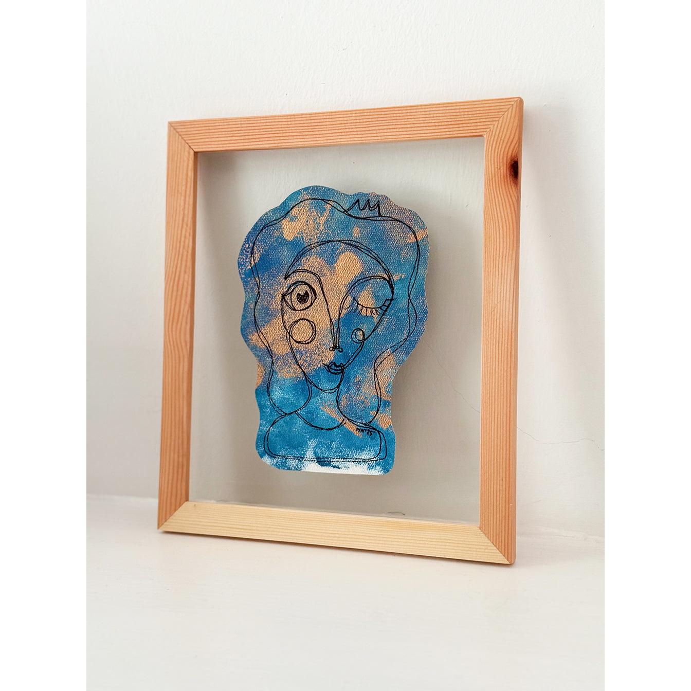 Ahşap Çerçeveli Resim | Orijinal İmzalı - 16