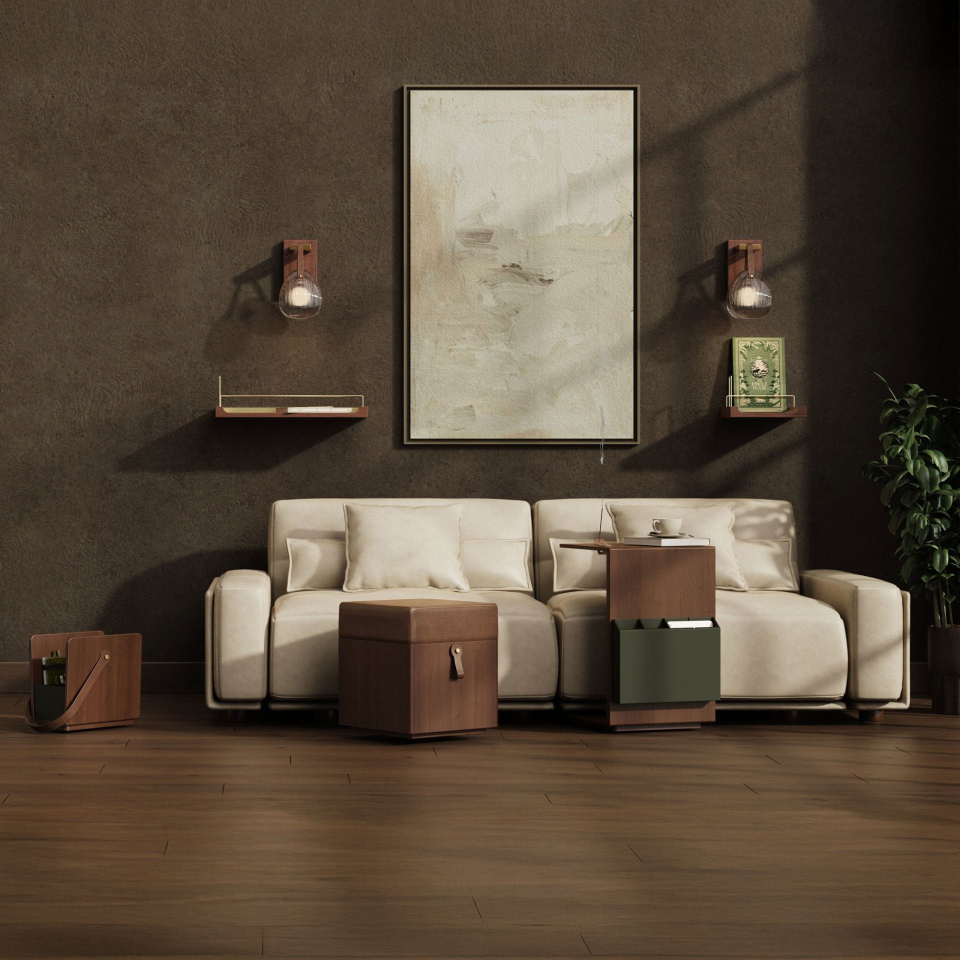 Ahşap Dergilik - Salon Trio, Ceviz