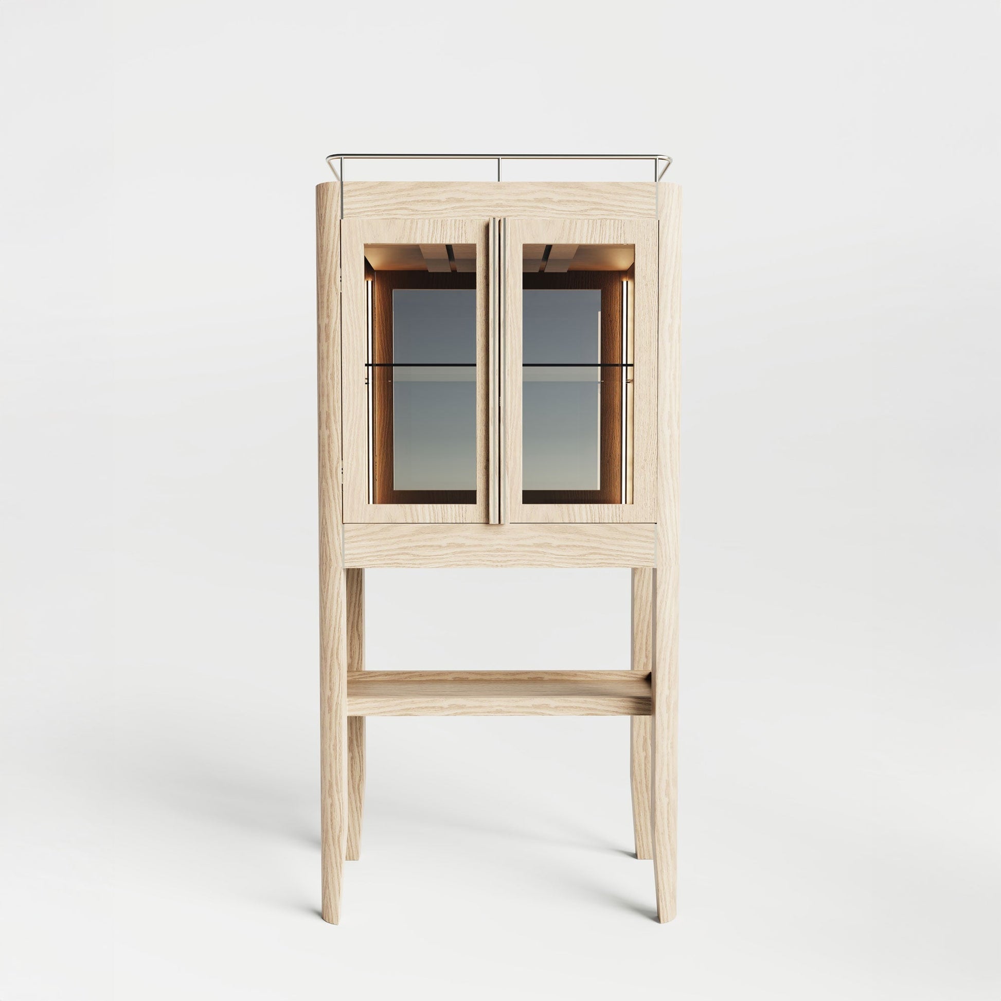 Ahşap Dikey İçki Dolabı - Casablanca