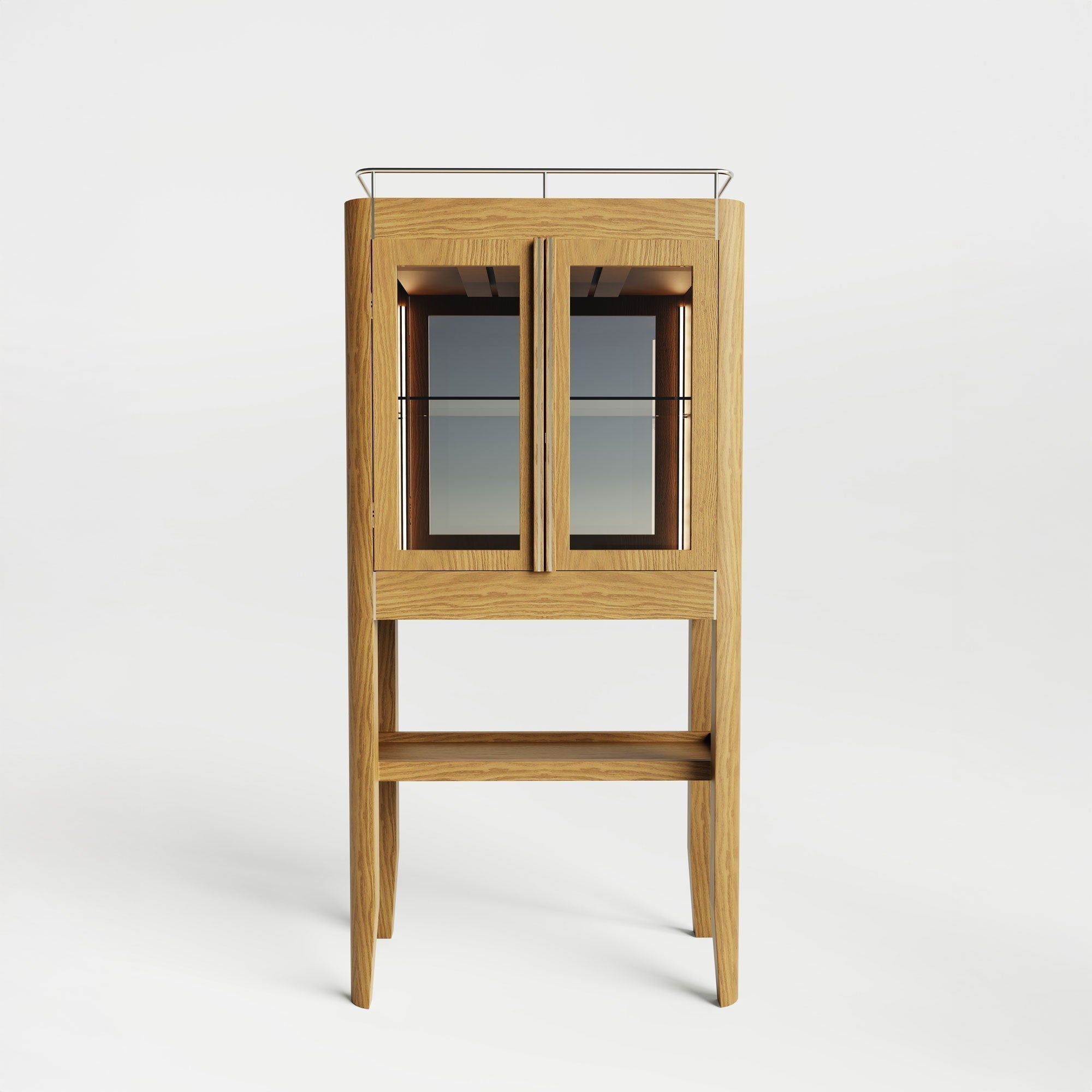 Ahşap Dikey İçki Dolabı - Casablanca