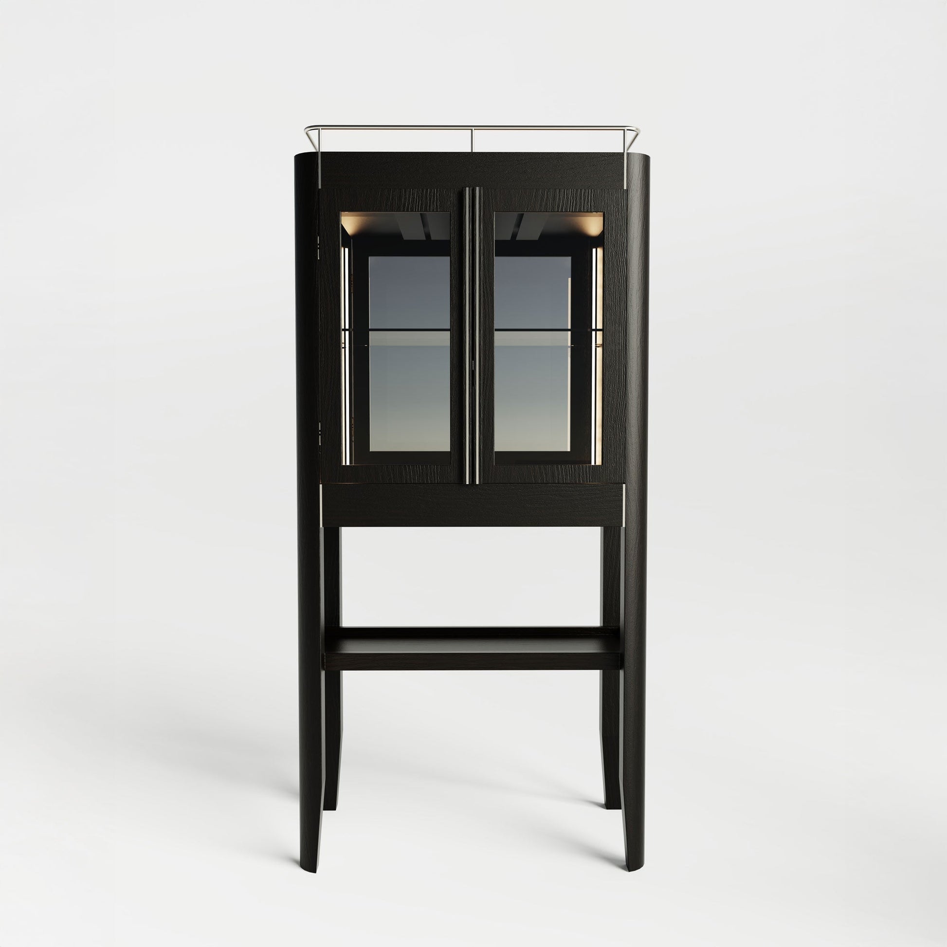 Ahşap Dikey İçki Dolabı - Casablanca