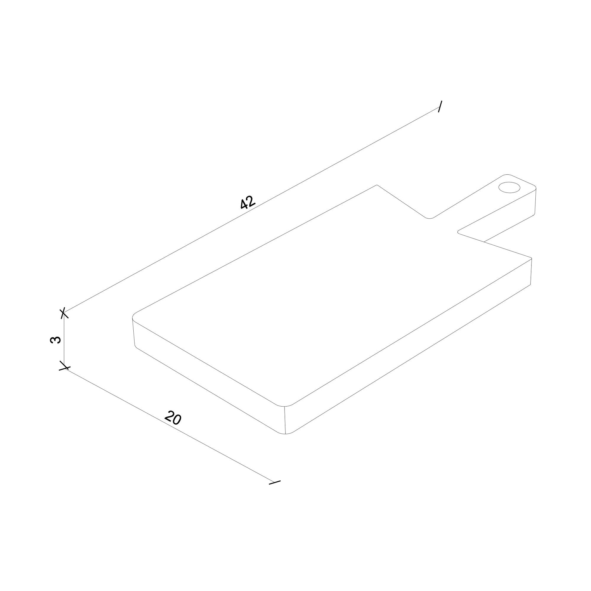 Ahşap Kesme Tahtası, Meşe – Chop Serisi