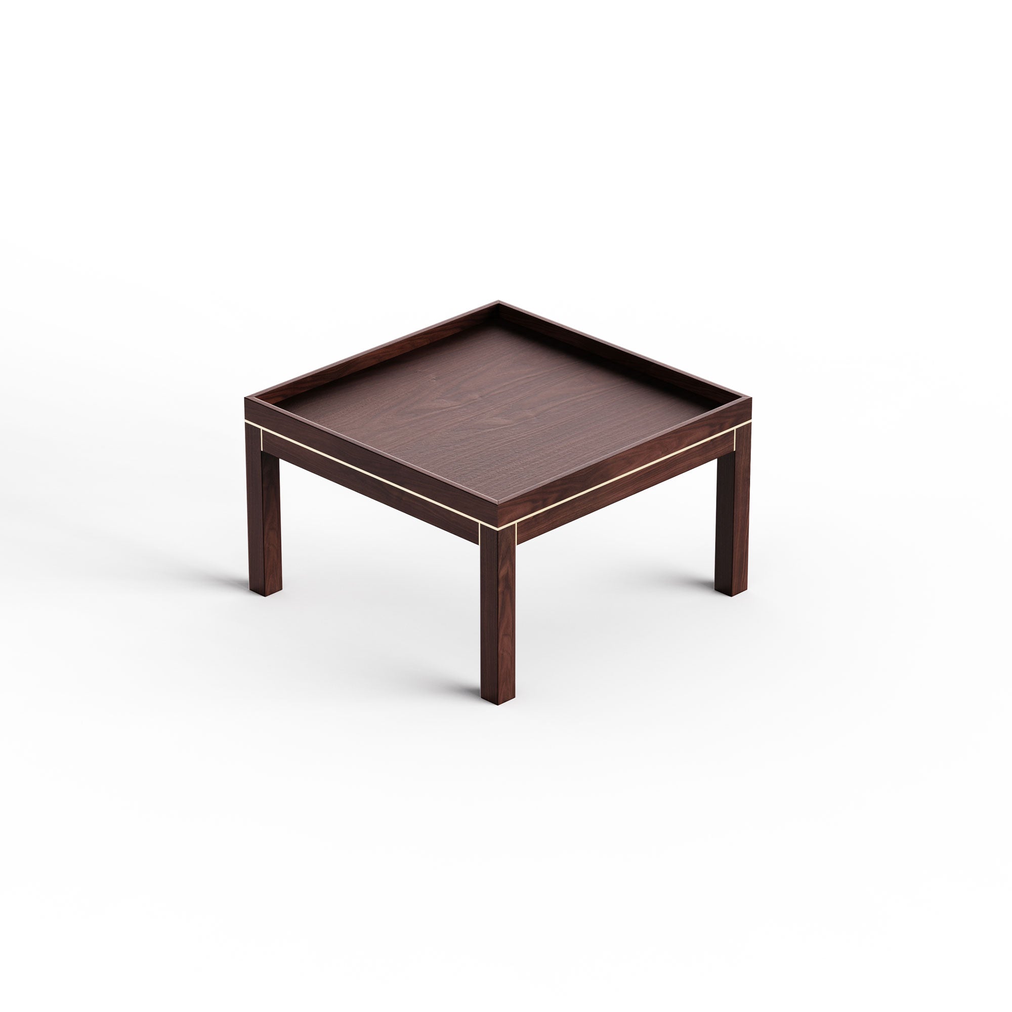 Ahşap Orta Sehpa - Edge Serisi, Ceviz