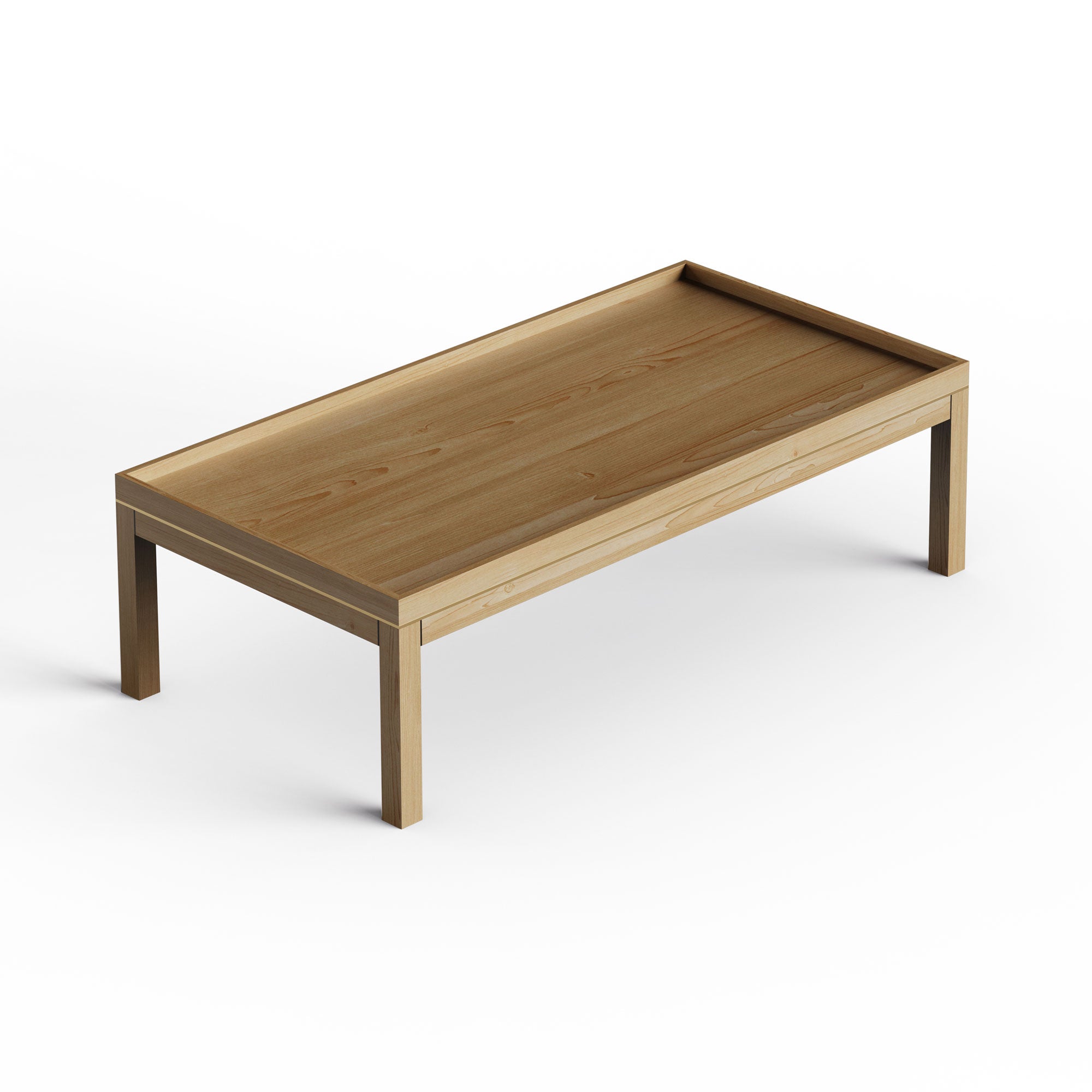 Ahşap Orta Sehpa - Edge Serisi, Meşe