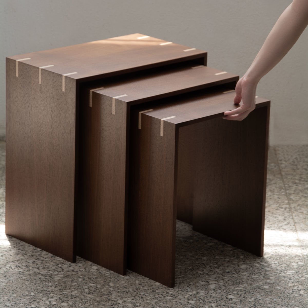 Ahşap Yan Sehpa - Kırlangıç Serisi