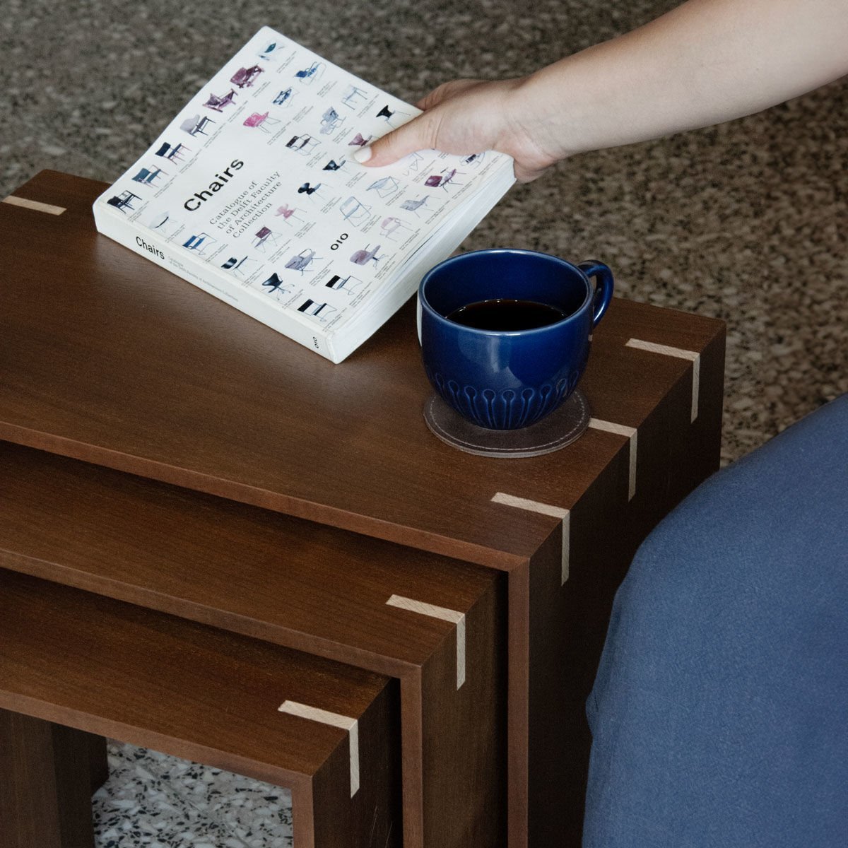 Ahşap Yan Sehpa - Kırlangıç Serisi