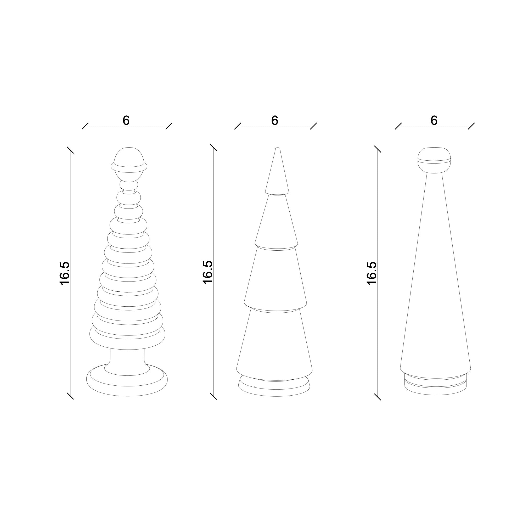Ahşap Yılbaşı Ağacı Seti