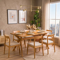 Aira Dikdörtgen Yemek Masası-Yemek Masası-Furnirem-X-Large-Meşe-NowShopFun