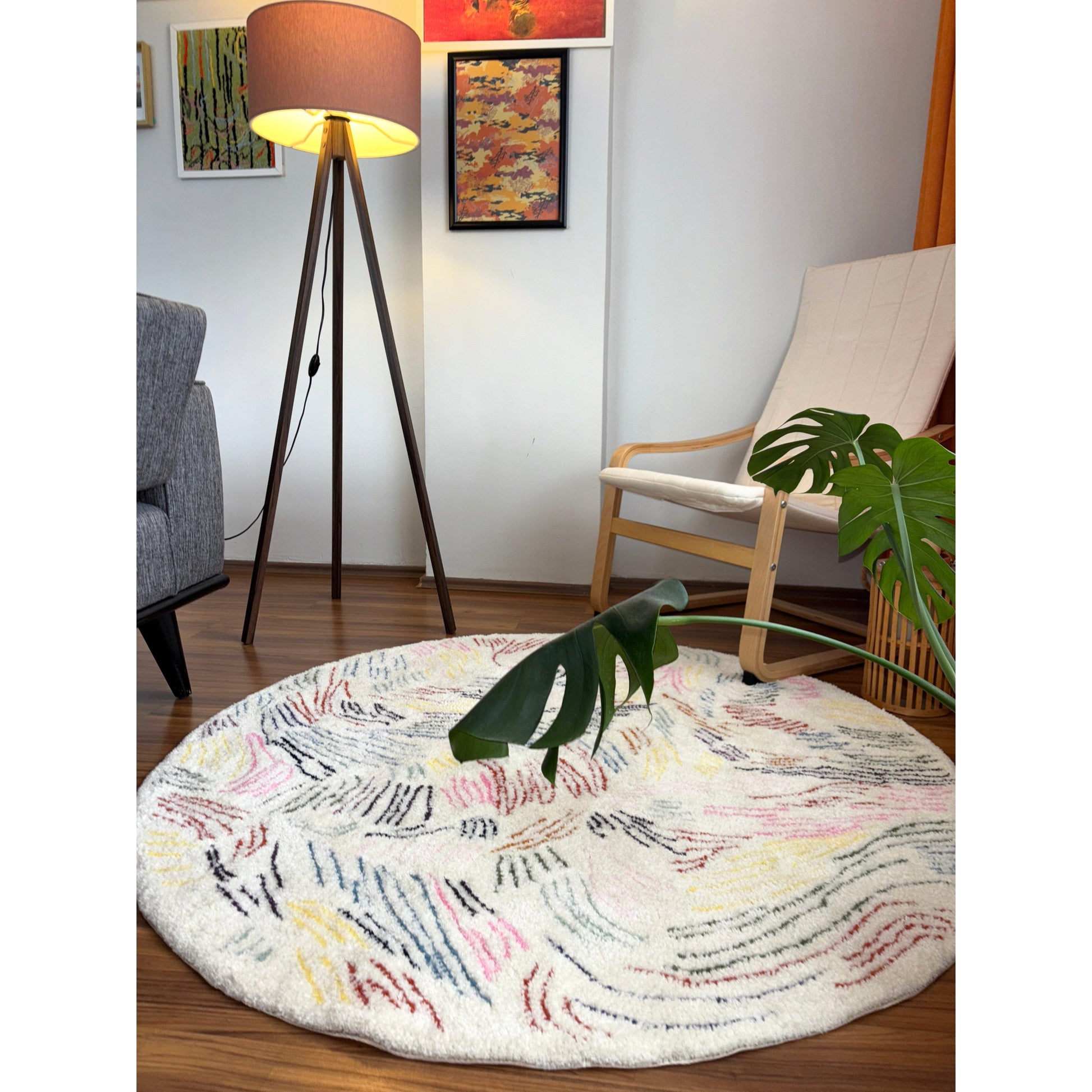 Akış Yuvarlak Halı