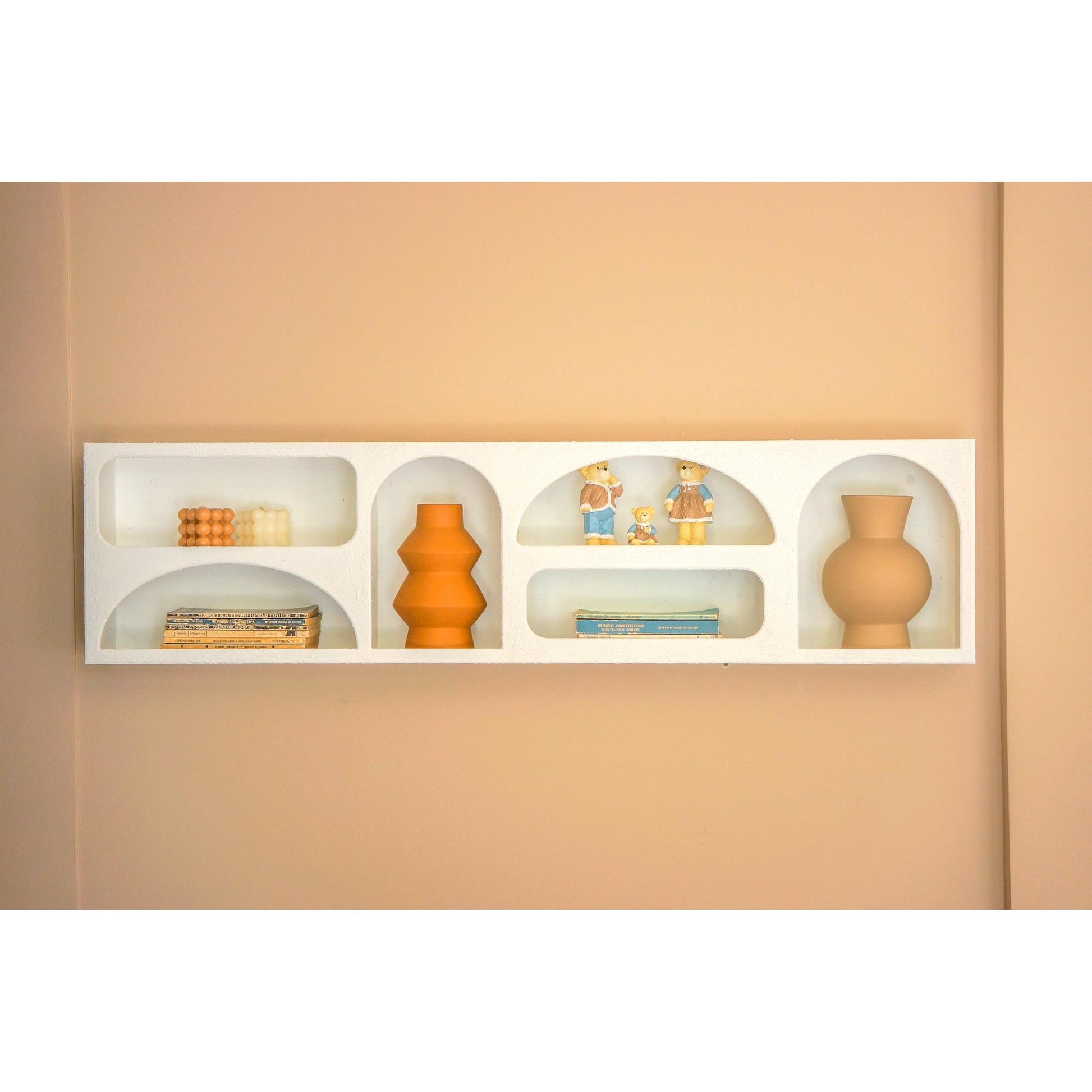 Alçı Görünümlü Duvar Rafı/Niş