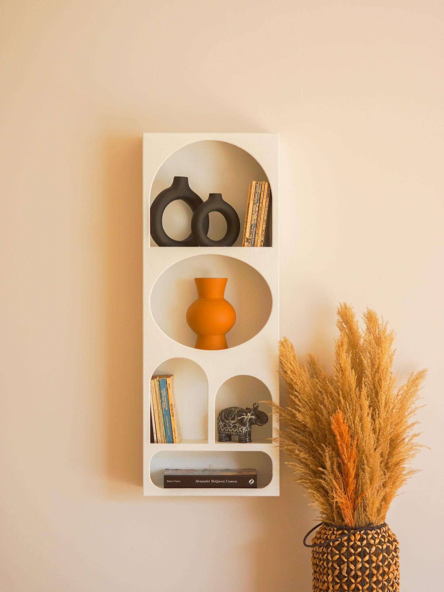 Alçı Görünümlü Duvar Rafı/Niş