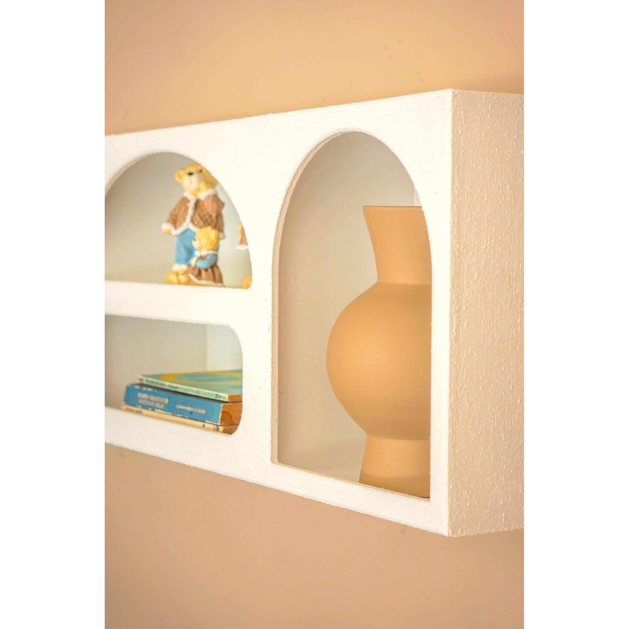 Alçı Görünümlü Duvar Rafı/Niş