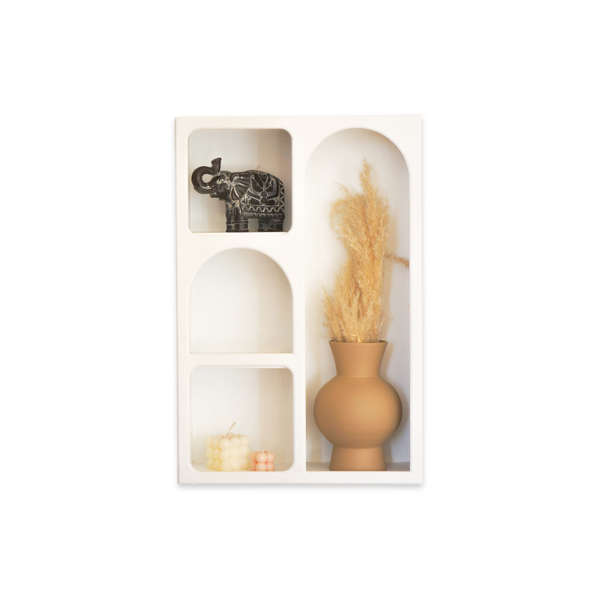 Alçı Görünümlü Duvar Rafı/Niş