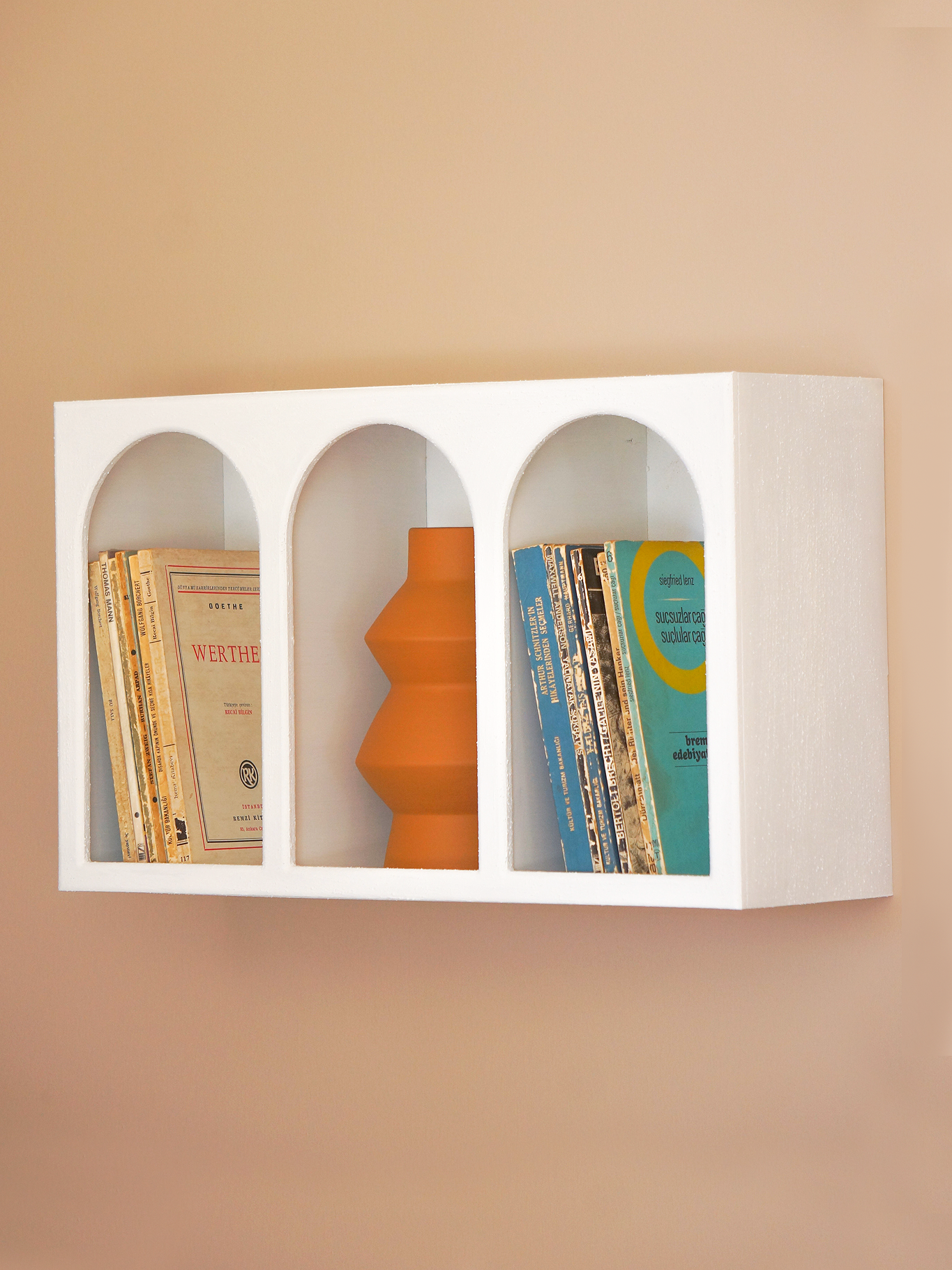 Alçı Görünümlü Duvar Rafı/Niş