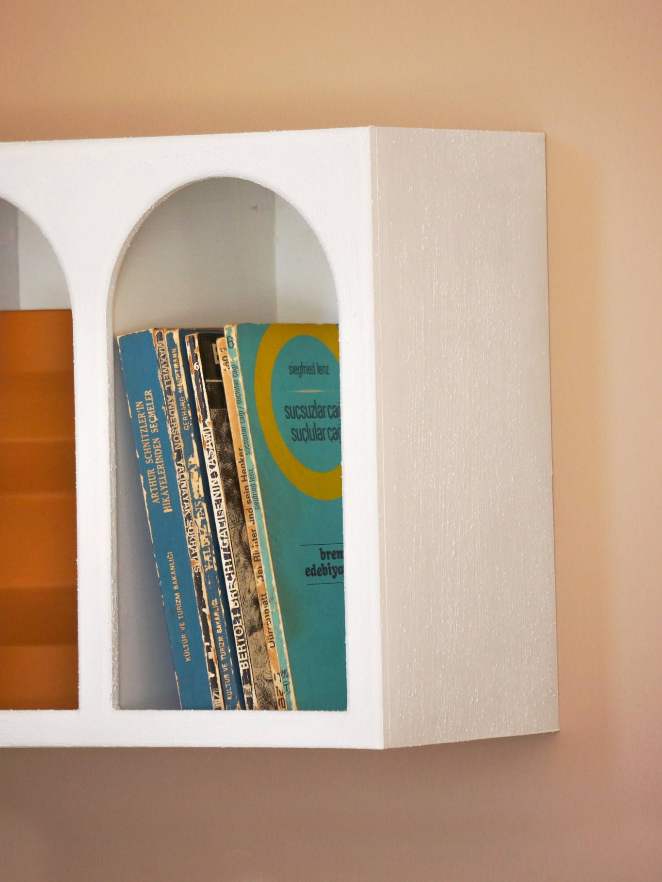 Alçı Görünümlü Duvar Rafı/Niş