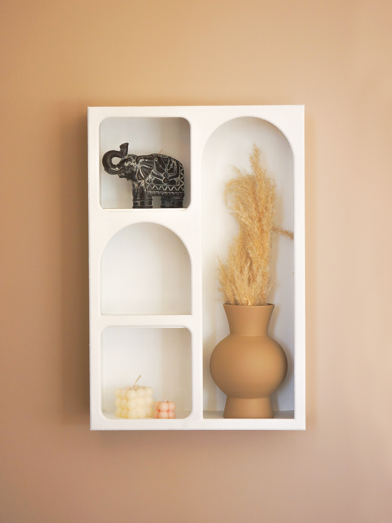 Alçı Görünümlü Duvar Rafı/Niş