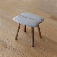 Almond Ceviz Puf Tabure-Tabure-Calmo Atelier-Bej-NowShopFun