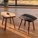 Almond Naturel Ceviz Yan Sehpa