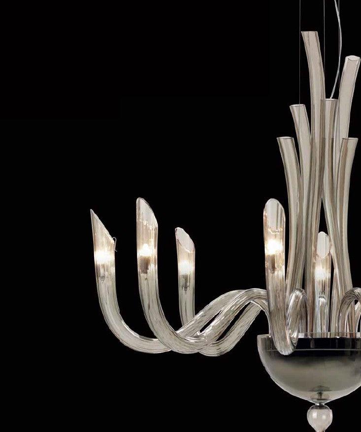 Alnayr 9lu Krom-Füme Avize