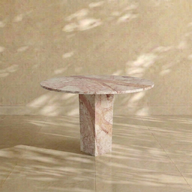 Altıgen Ayaklı Mermer Masa-Yemek Masası-Adomar Marble-Verde Castama-NowShopFun