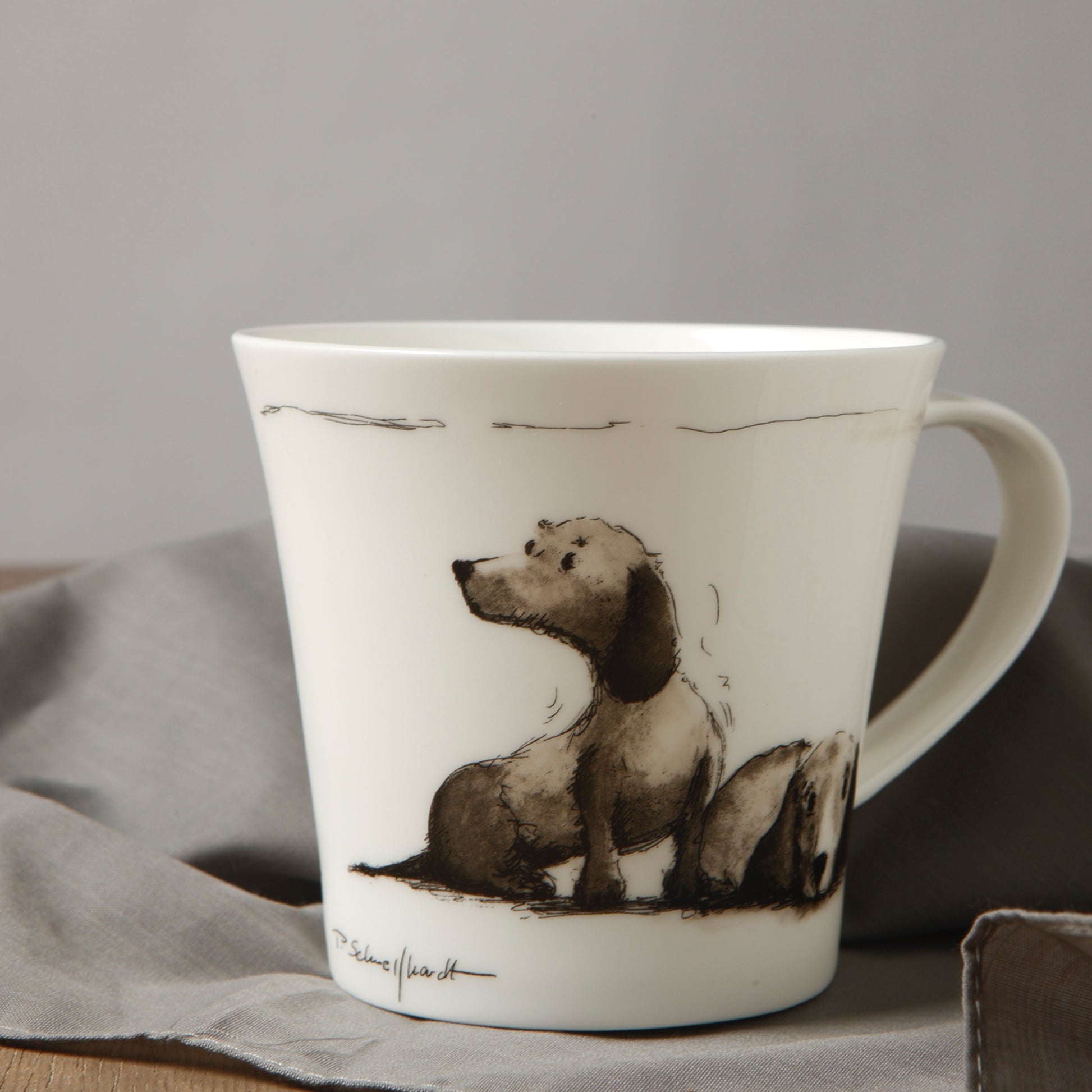 Always On Your Side Dachshund Kupa - Atelier Peter Schellhardt Koleksiyonu
