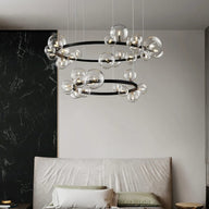 Alyuvar Tavan Aydınlatması-Avize-Rose Lighting-Başlık 24 - Yirmi Dört Cam-NowShopFun