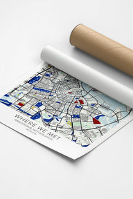 Amsterdam Şehir Haritası Poster-Poster-ODA.products-30x40-Siyah-NowShopFun