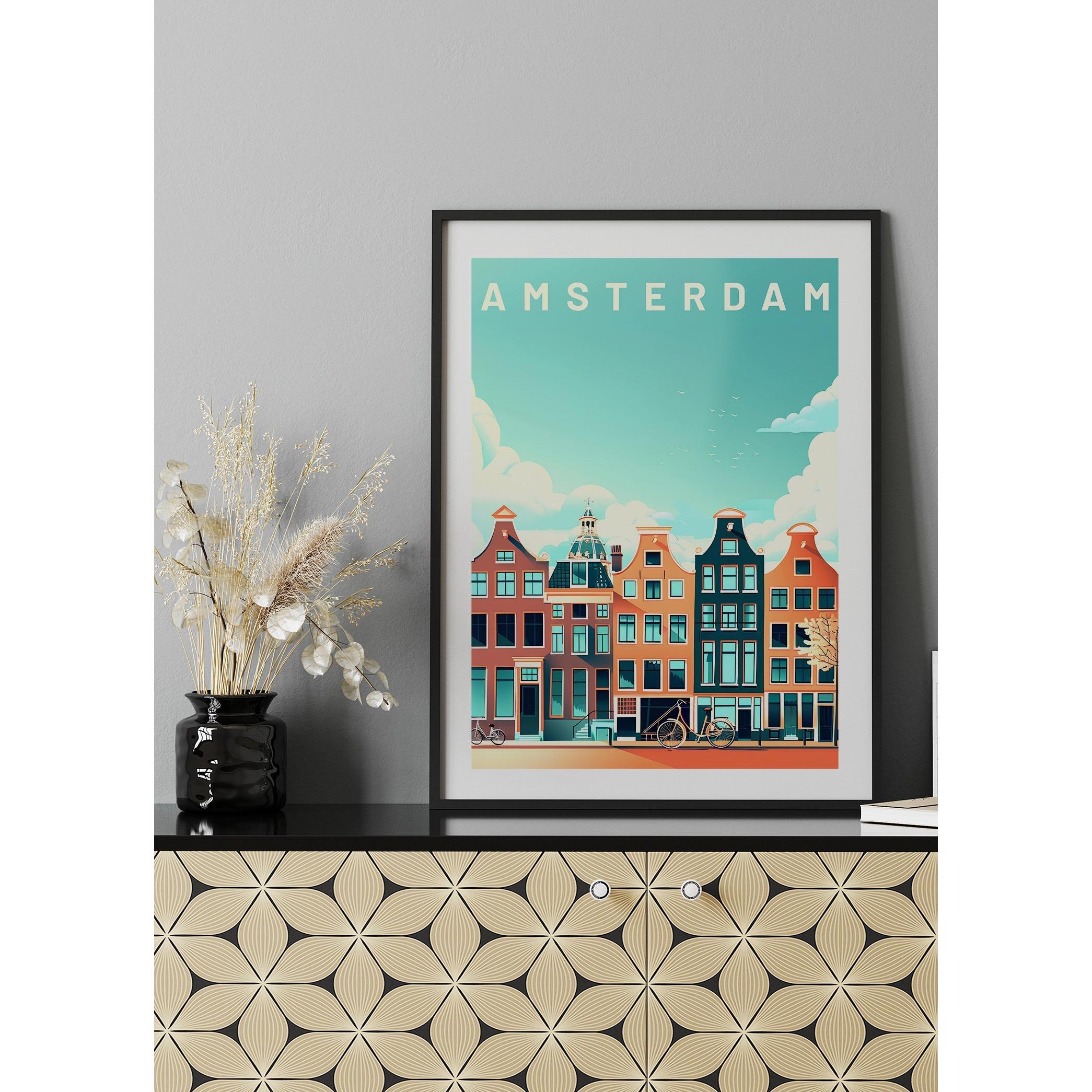 Amsterdam | Şehir Posteri