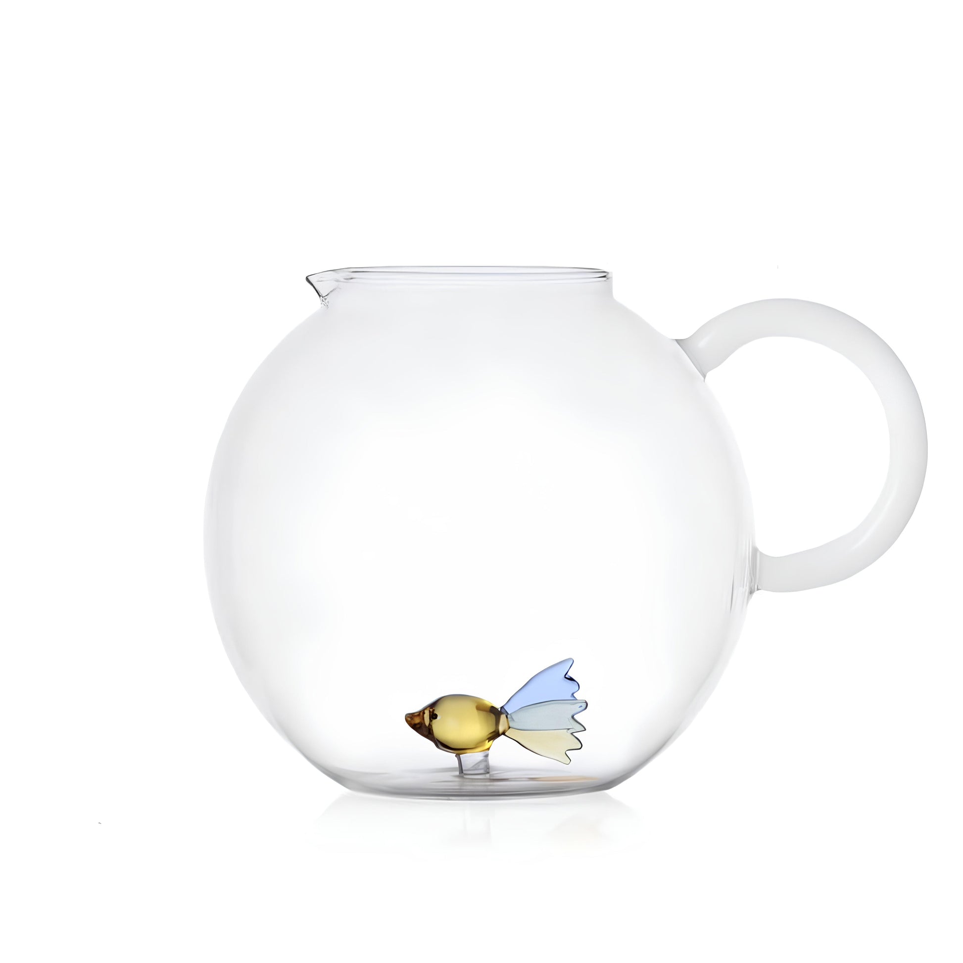 Animal Farm Balık Figürlü Borosilikat Cam Sürahi