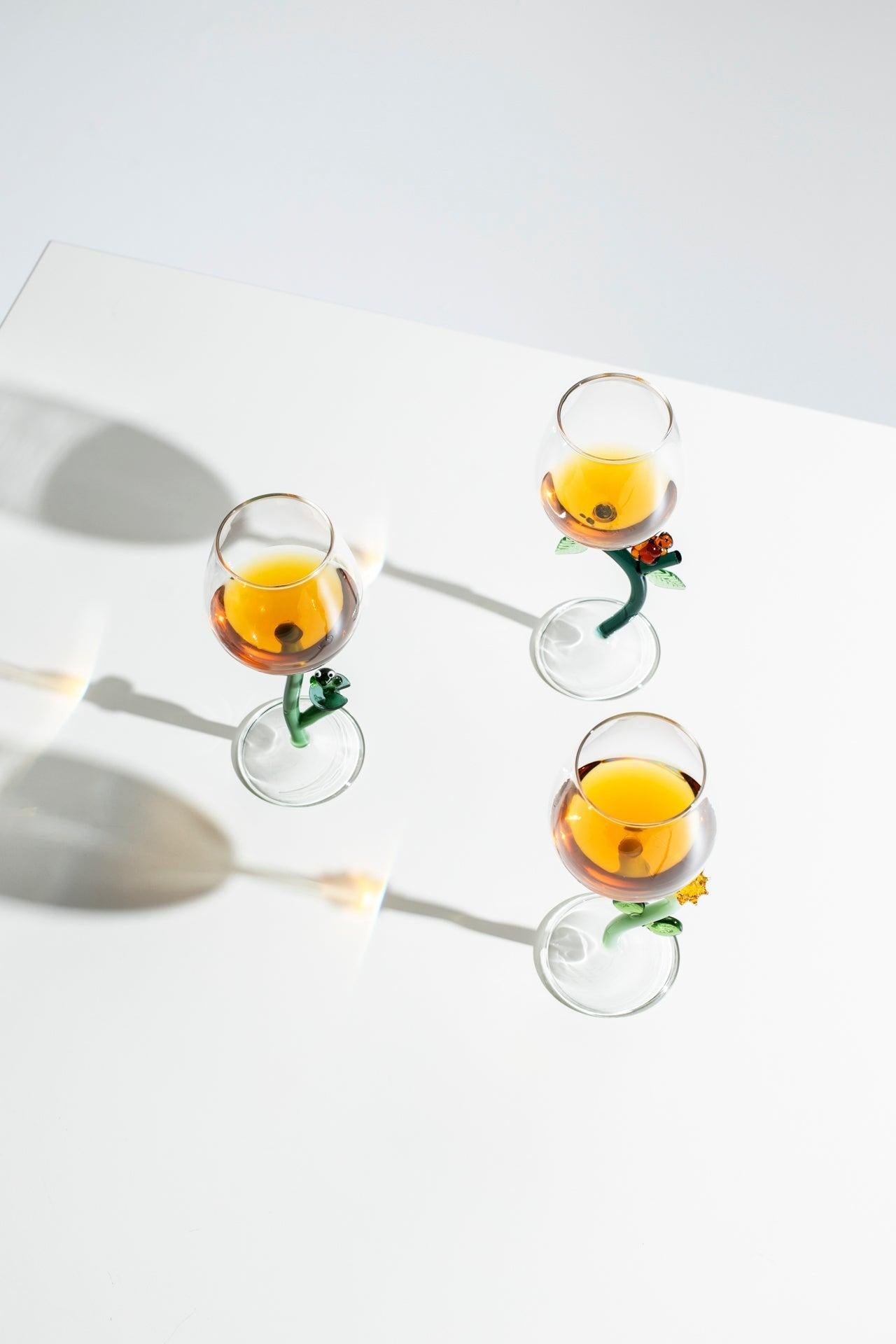 Animal Farm Kurbağa Figürlü Cam Bardak