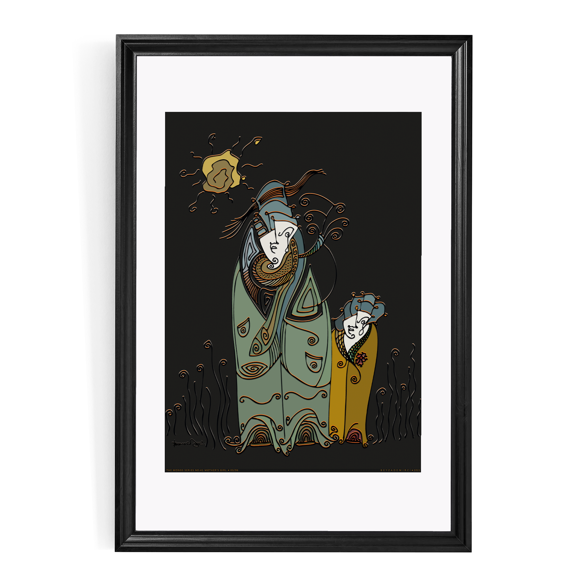 Annesinin Kızı - Fine Art Baskı