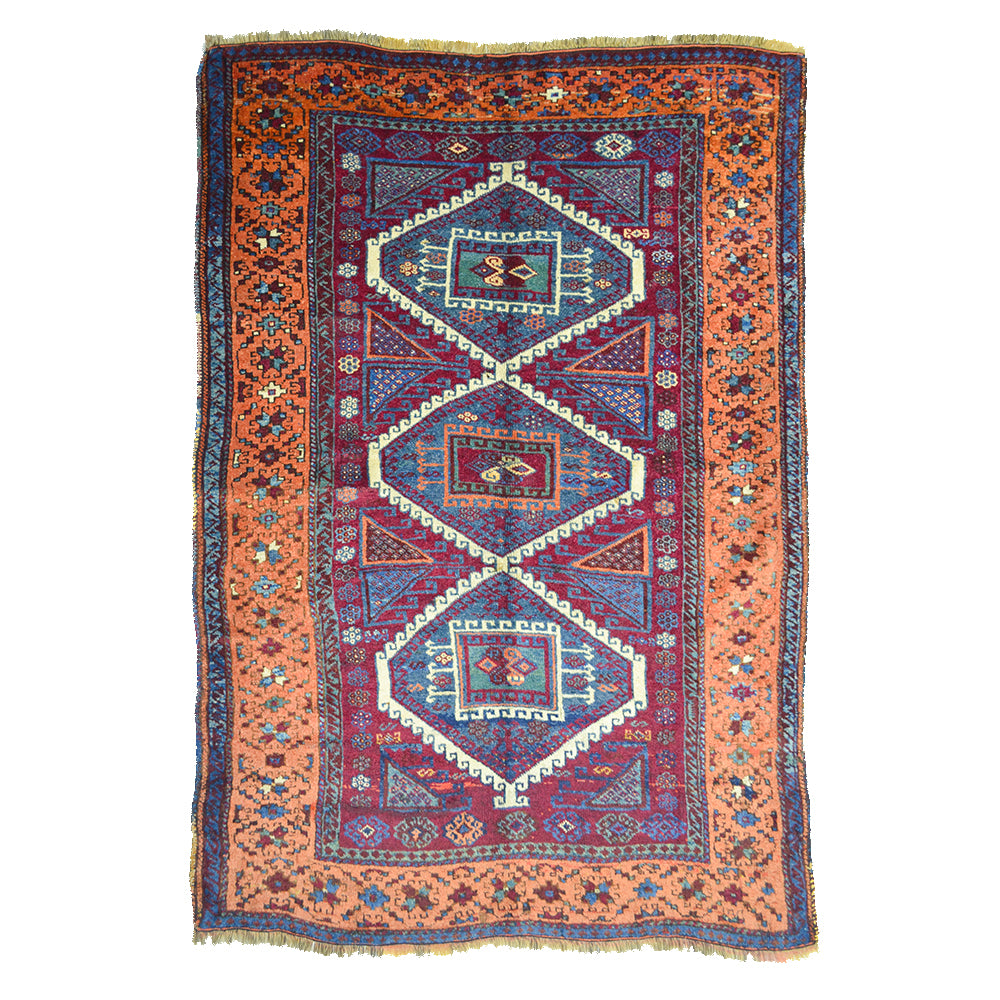 Antika Gaziantep El Dokuma Halısı 121x170 Cm