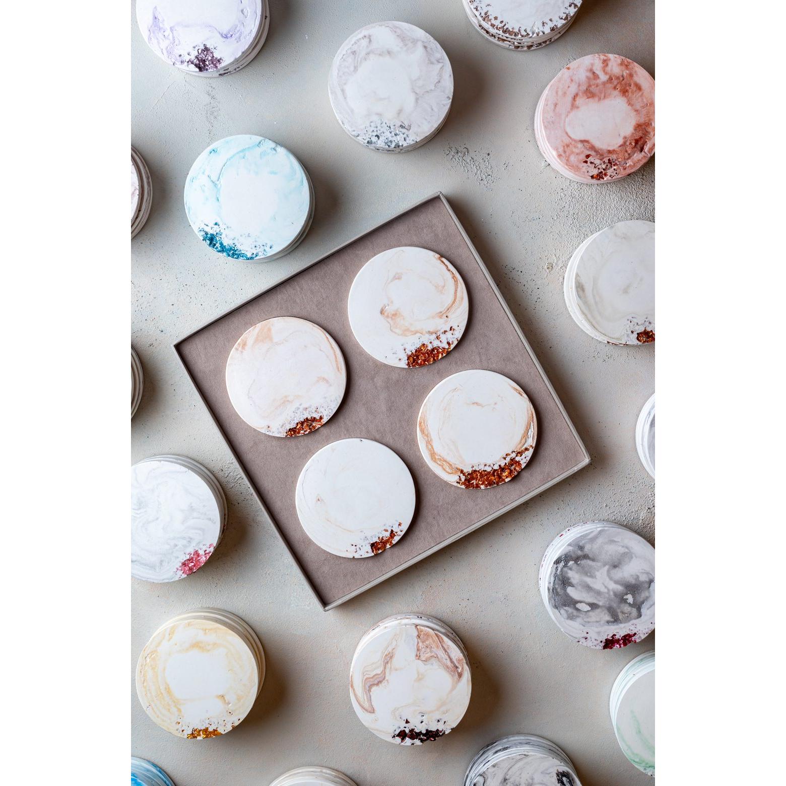 Antique Gold Bardak Altlıkları