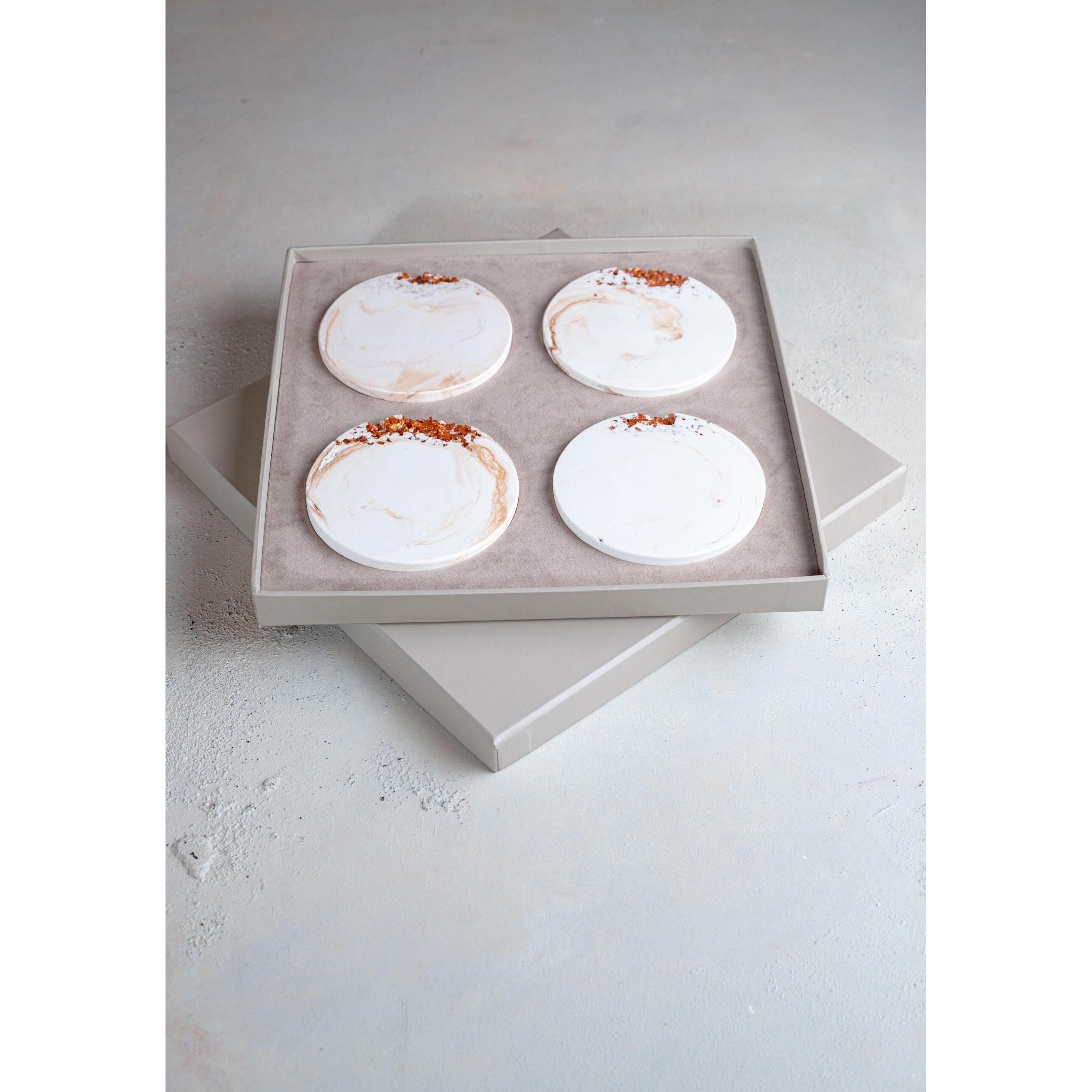 Antique Gold Bardak Altlıkları