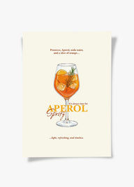 Aperol Spritz Kokteyl Posteri-Poster-ODA.products-30x40-Çerçevesiz-NowShopFun