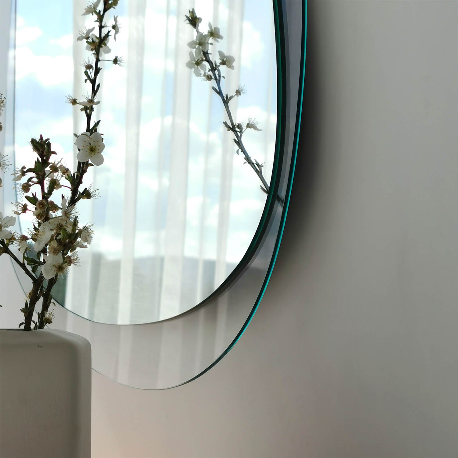 Aqua Şeffaf Cam Ayna