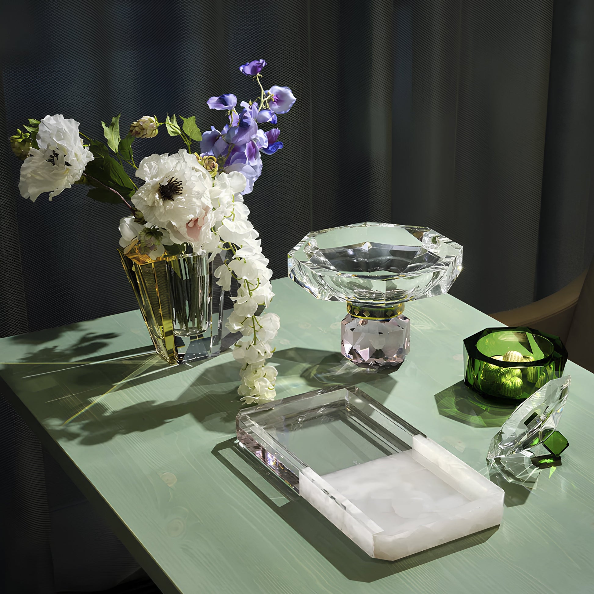 Arizona Pembe Kristal Kase