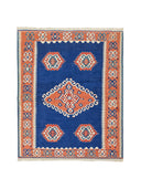 Arsen El Dokuma Mavi Yün Kilim 158X190 Cm
