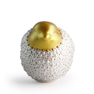 Art Şişman Serçe El Yapımı Sanatsal Dekoratif Obje - Pearl White-Dekoratif Ürün-Coho Objet-NowShopFun