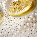 Art Tılsımlı Baykuş El Yapımı Sanatsal Dekoratif Obje - Pearl White