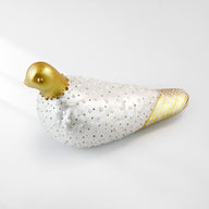 Art Yalnız Kumru El Yapımı Sanatsal Dekoratif Obje - Pearl White-Dekoratif Ürün-Coho Objet-NowShopFun