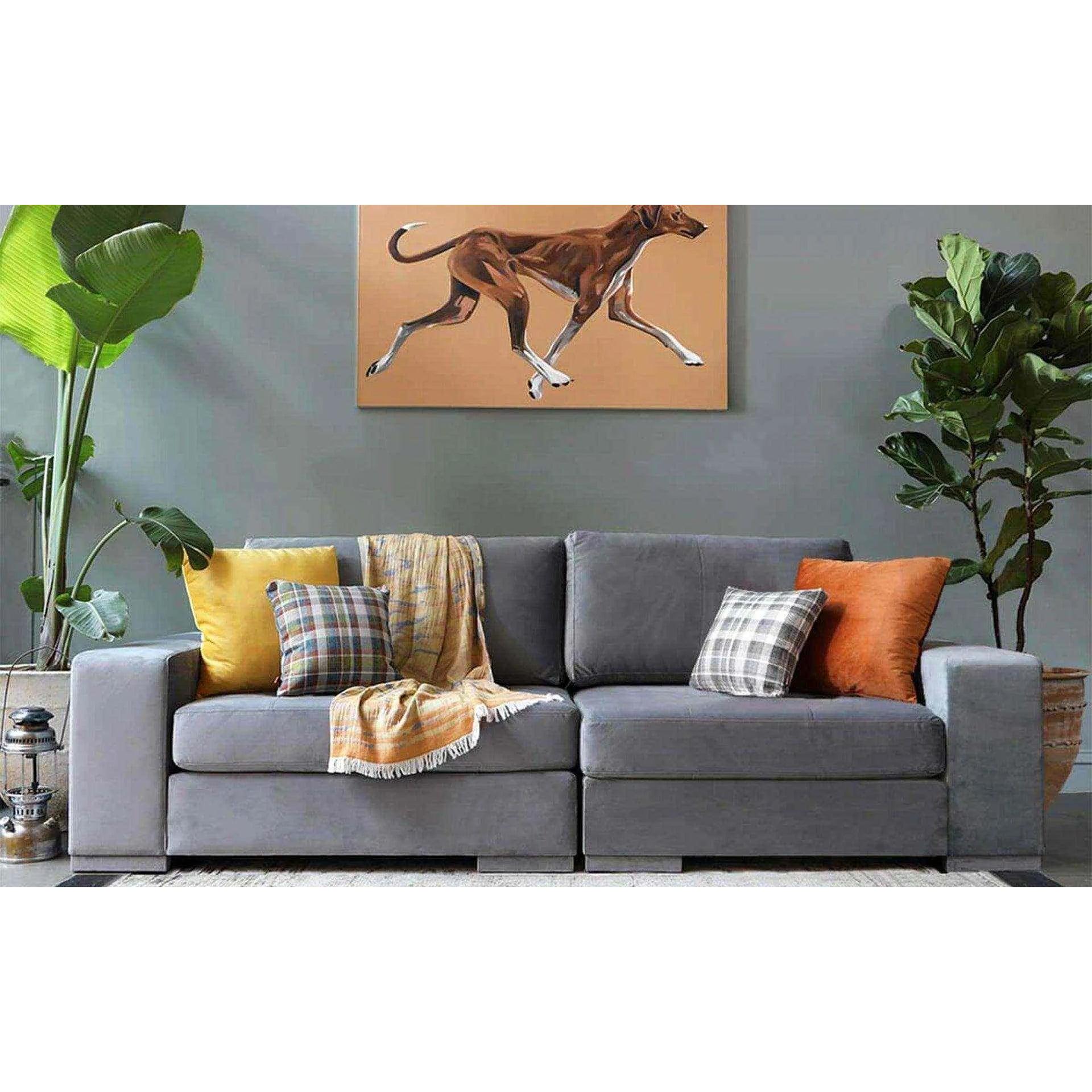 Arthur İkili Kanepe Gri