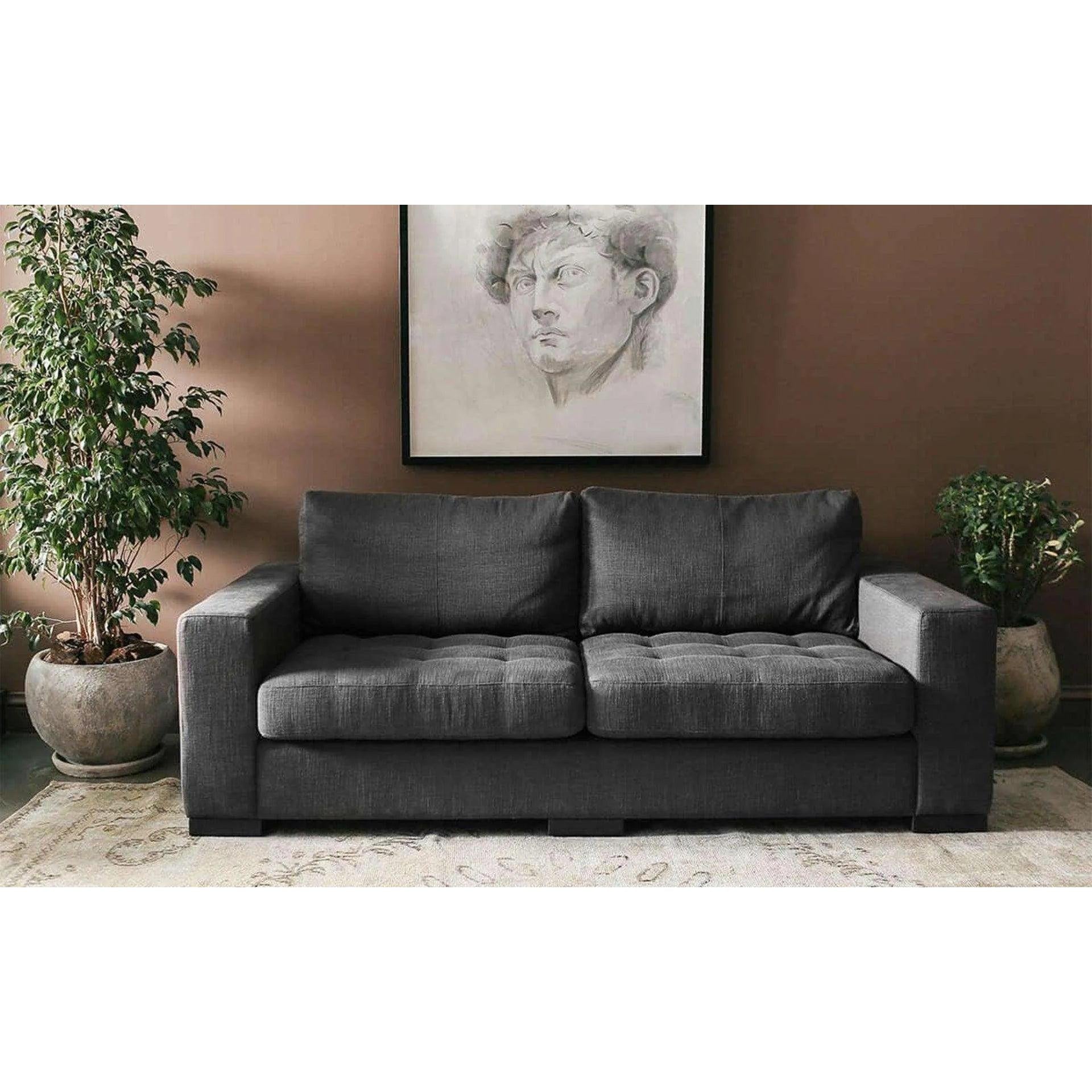 Arthur İkili Kanepe Siyah