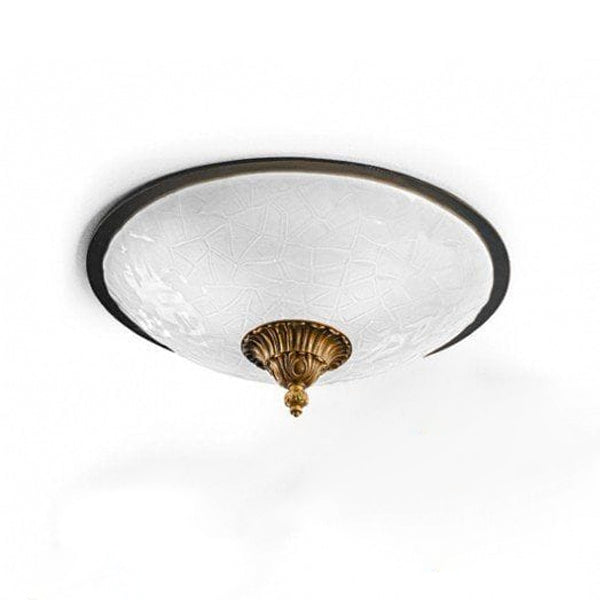 Atene 2l Plafonyer V2733 Ø34,5x15 Cm G9 2x60w