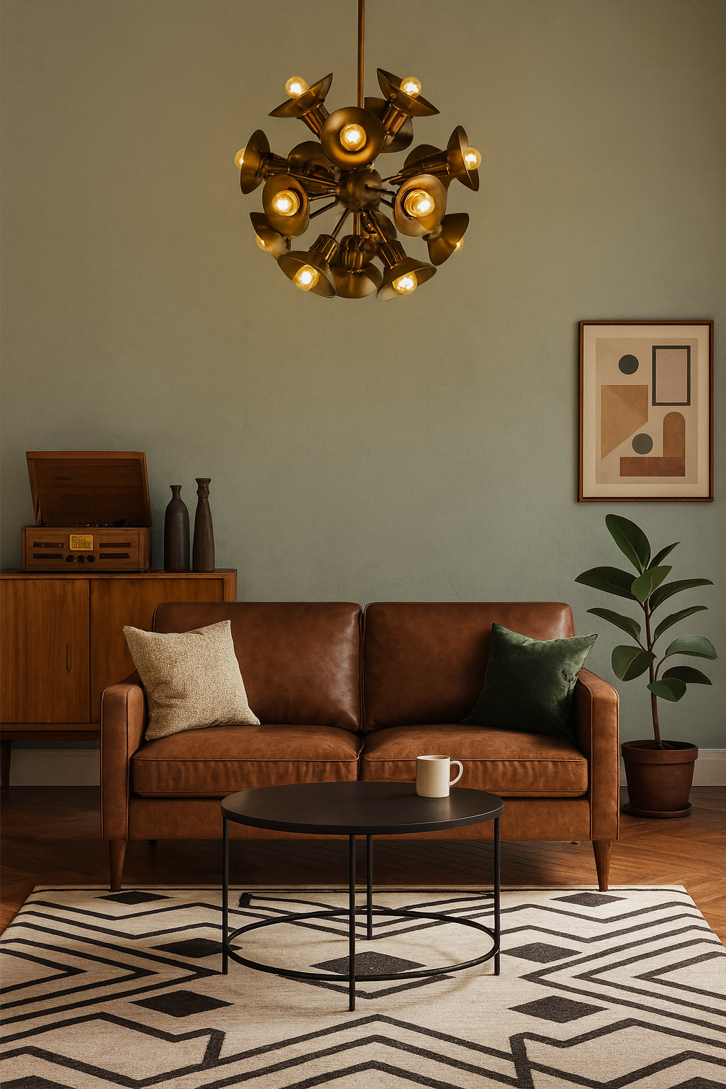 Aurora Brass 20'li Sarkıt Avize