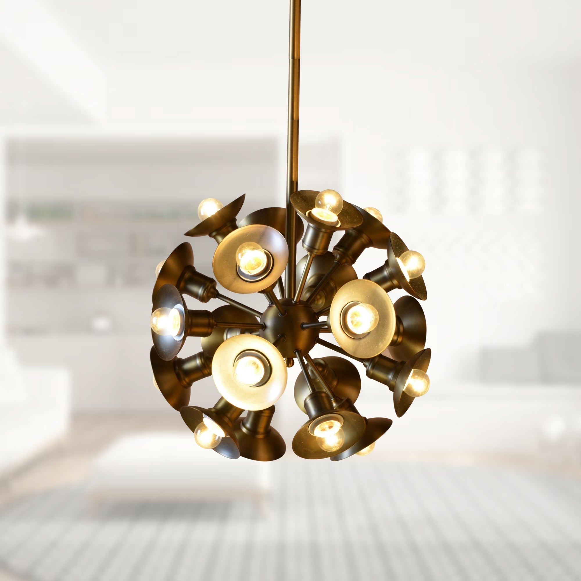 Aurora Brass 20'li Sarkıt Avize