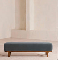 Aviera Kadife Bench-Bank-Sofalab-Bej-NowShopFun