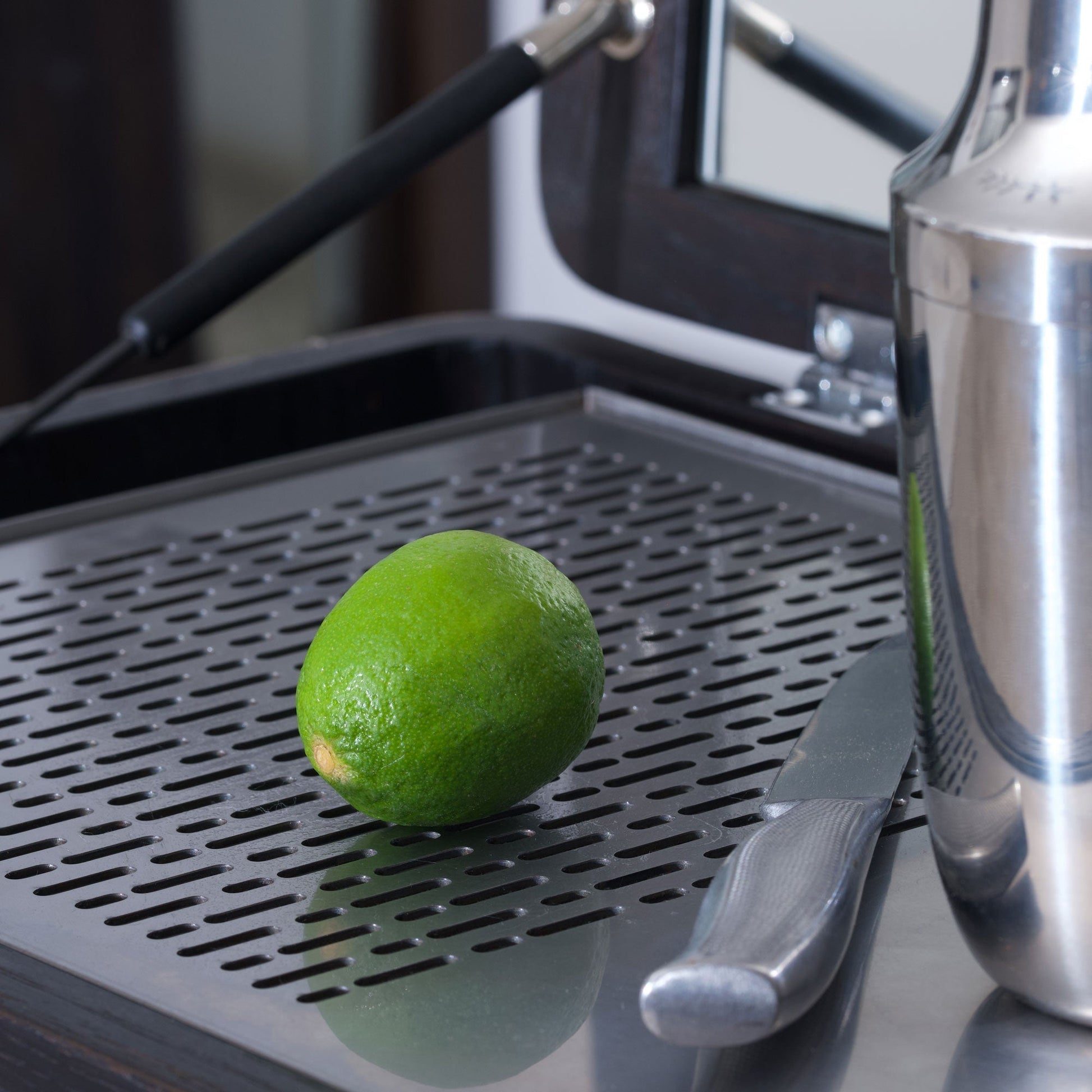 Ayna Kapaklı Ahşap İçki Dolabı - Casablanca