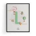 Baby Girl Letter Çocuk Odası Tablo