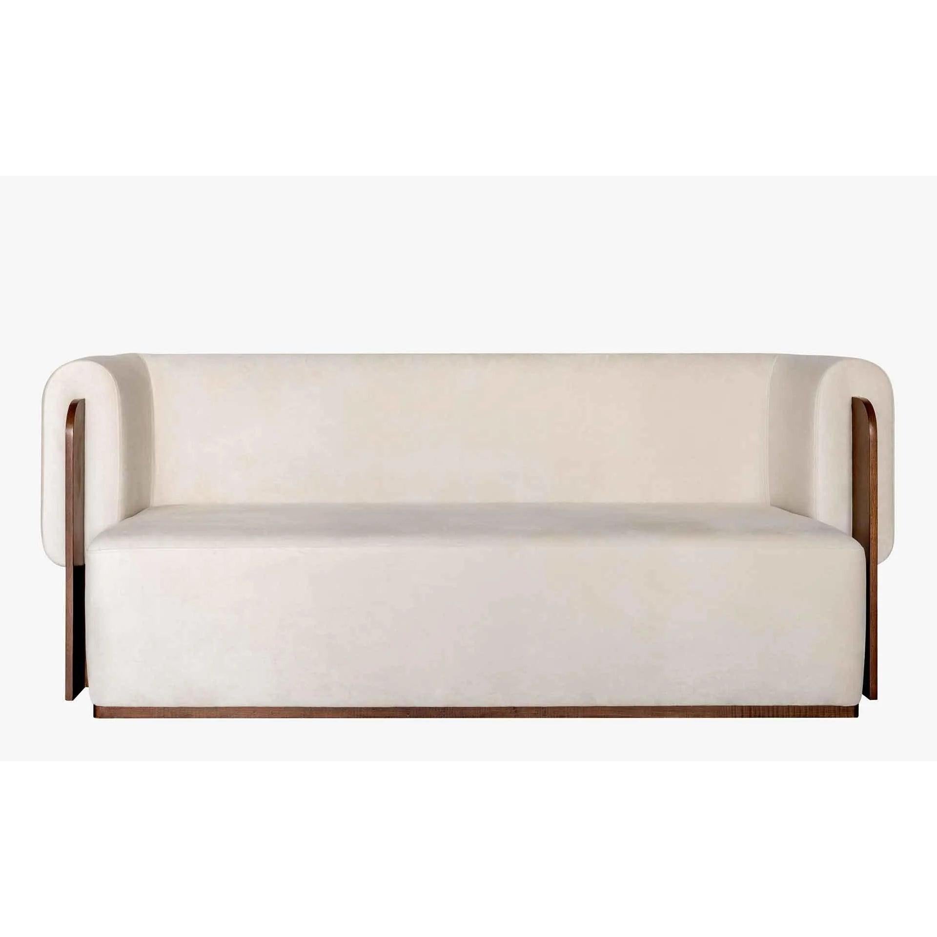 Baika Üçlü Kanepe Beyaz